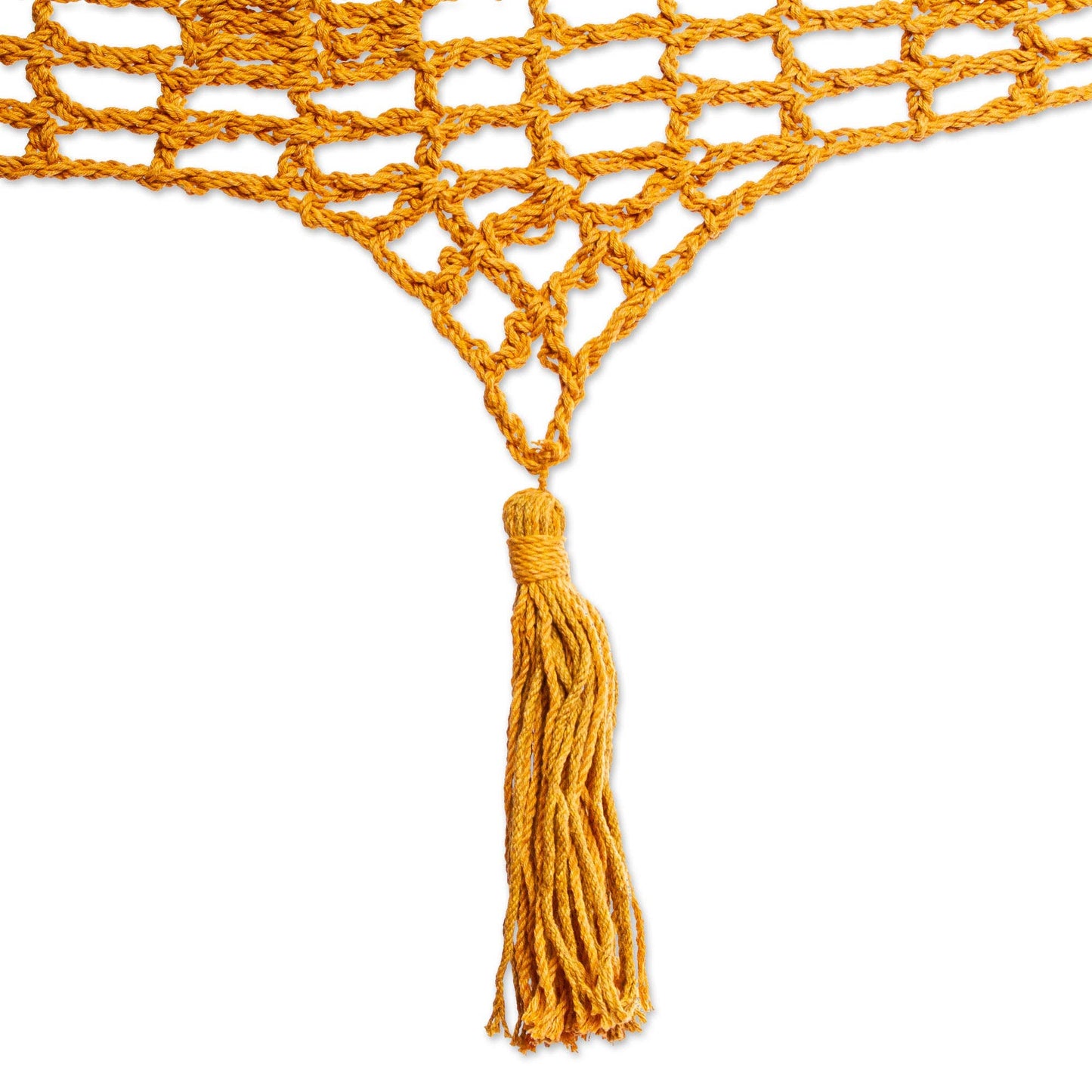 Handmade Veranda In Honey Rope Hammock