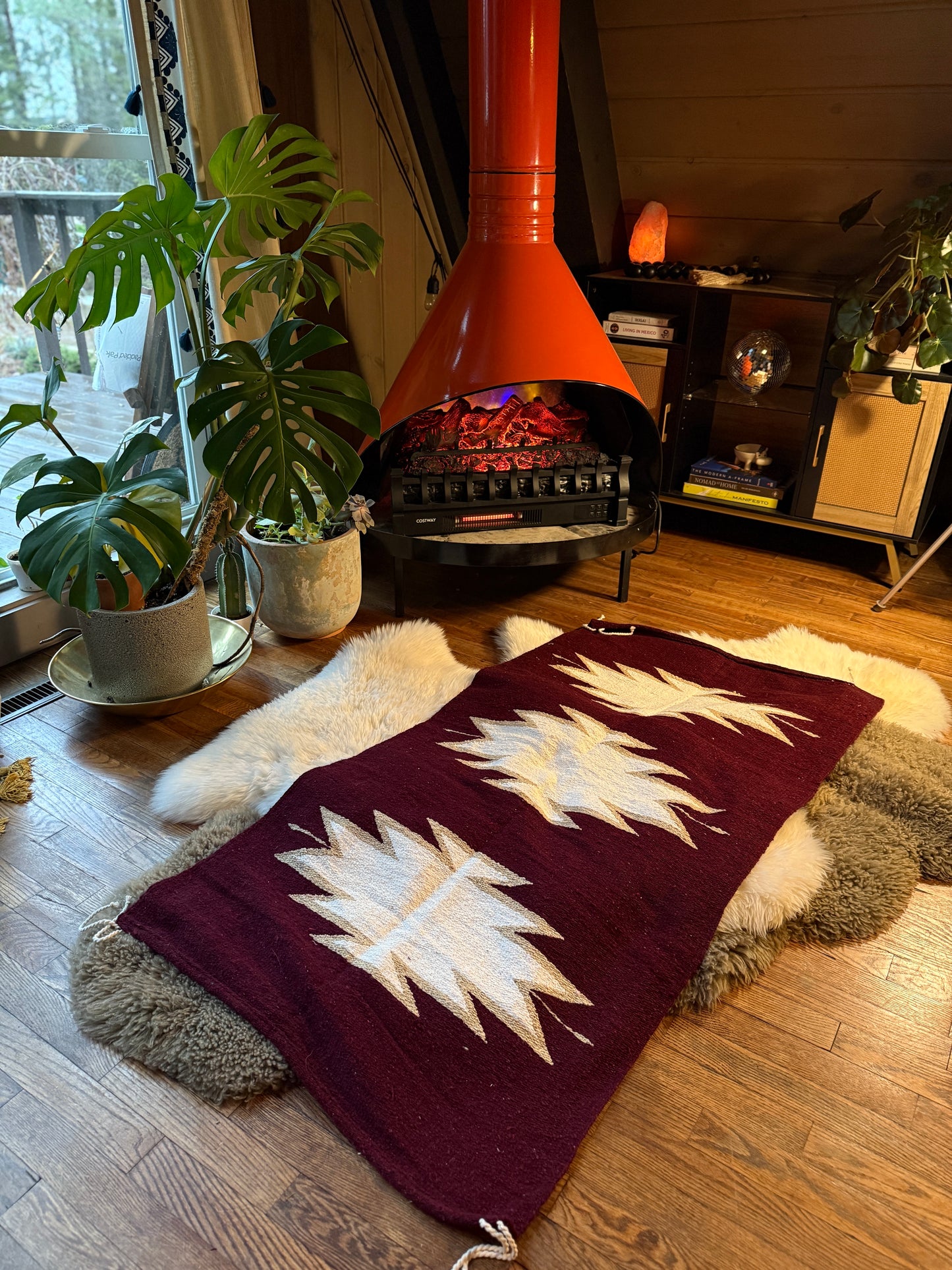 Oaxaca Textile - Santa Fe Plum