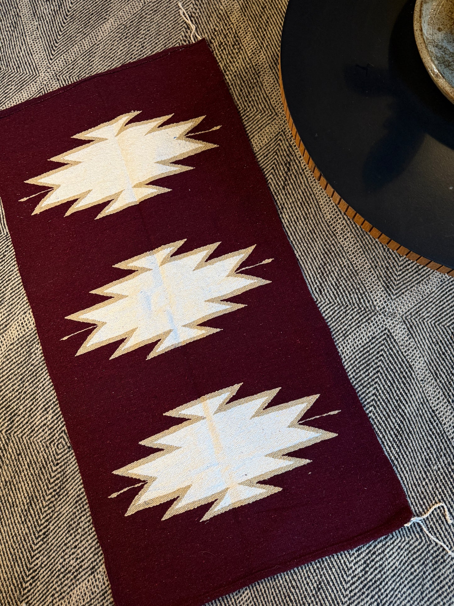 Oaxaca Textile - Santa Fe Plum