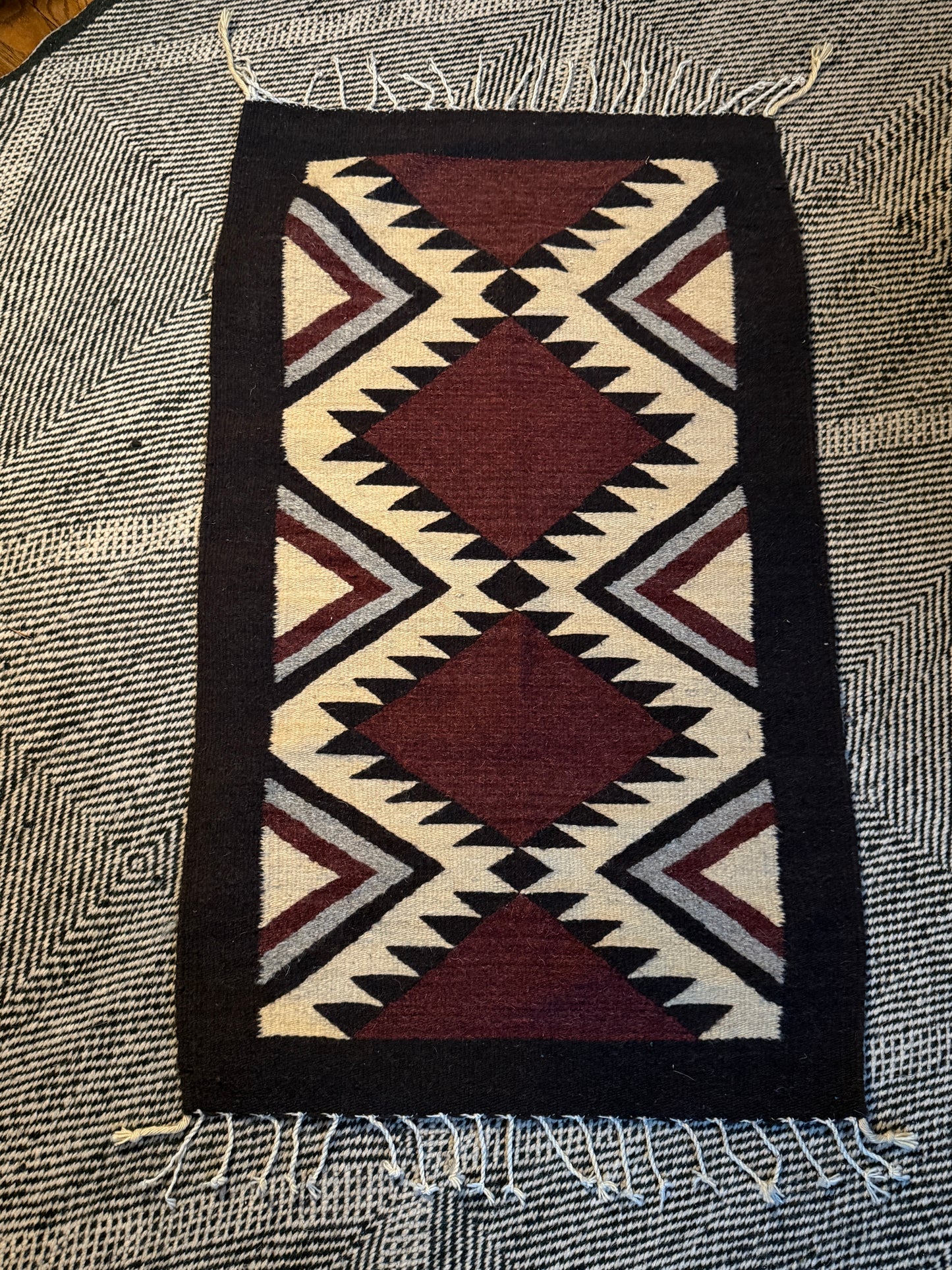 Oaxacan Wool Textile - Vino Aztec