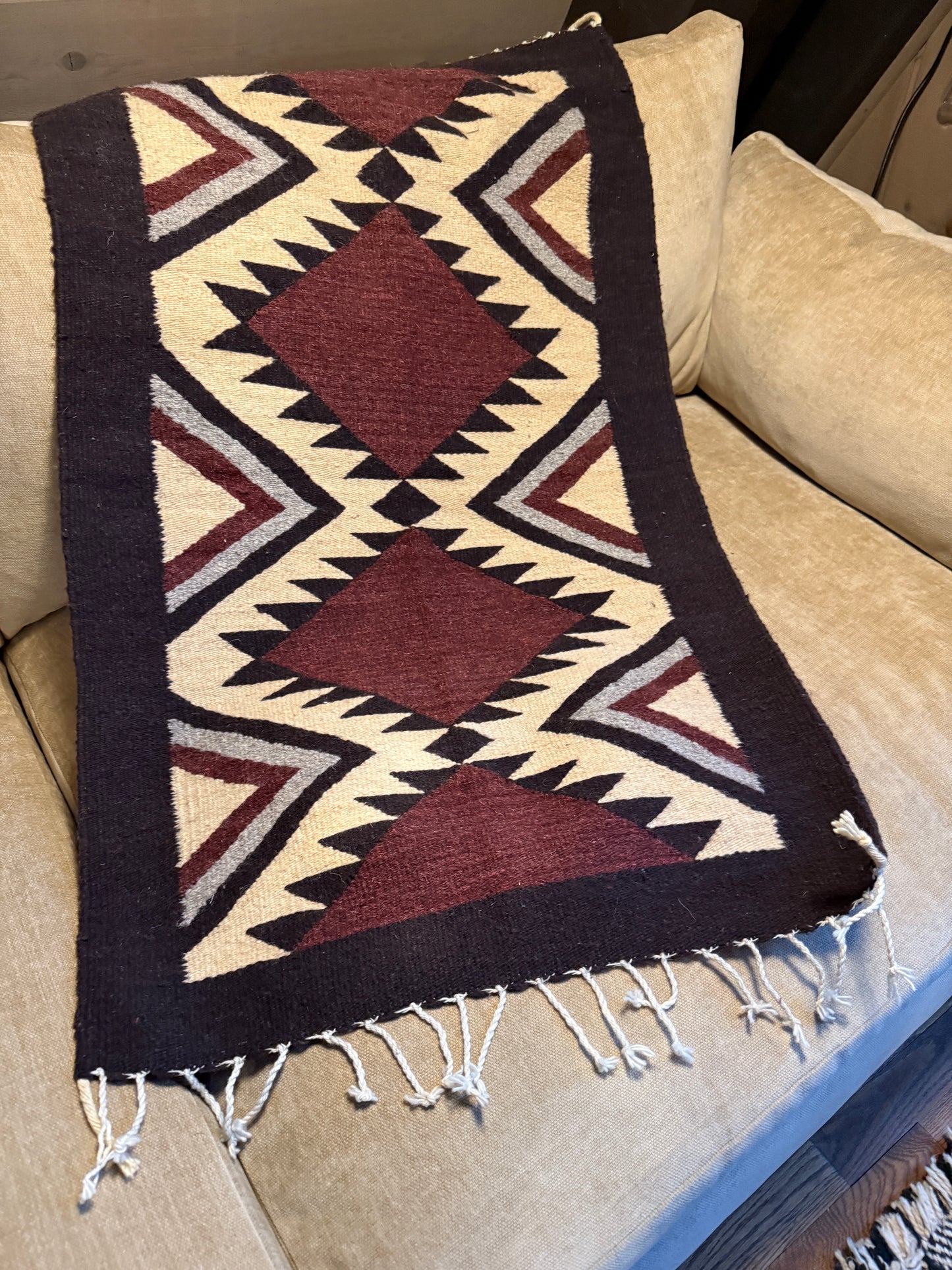 Oaxacan Wool Textile - Vino Aztec
