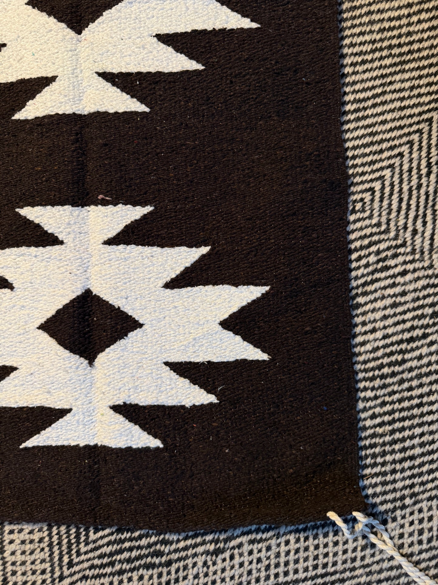 Oaxacan Textile - Black and White