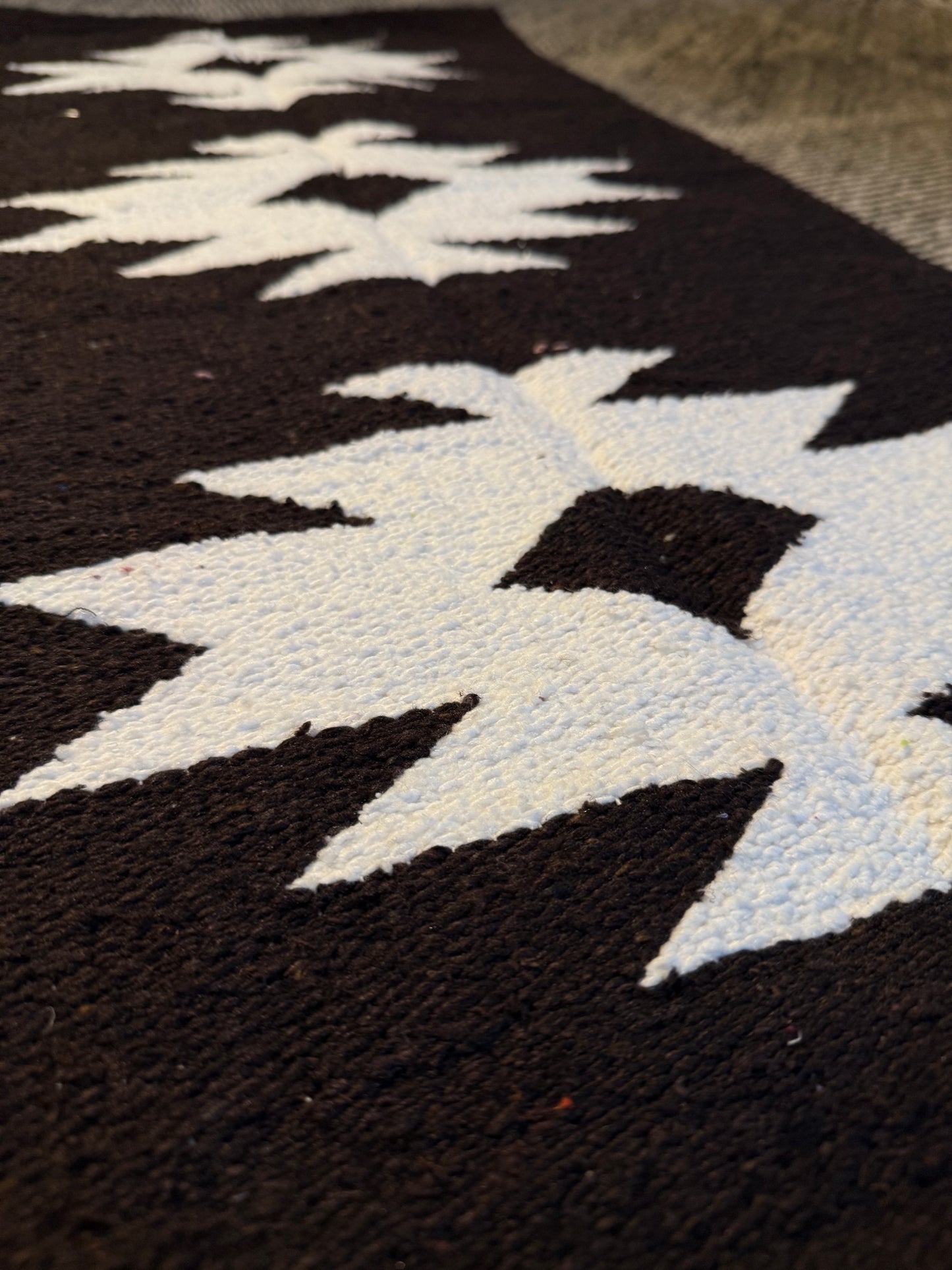 Oaxacan Textile - Black and White