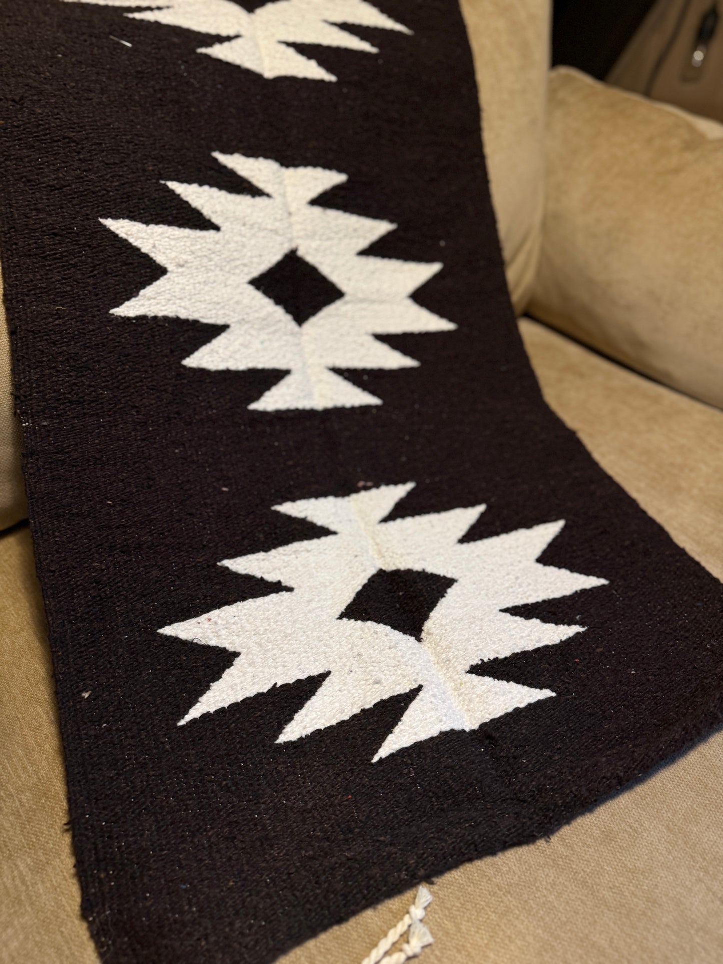 Oaxacan Textile - Black and White