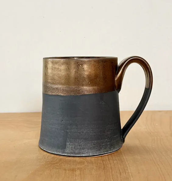 Black + Gold Mug