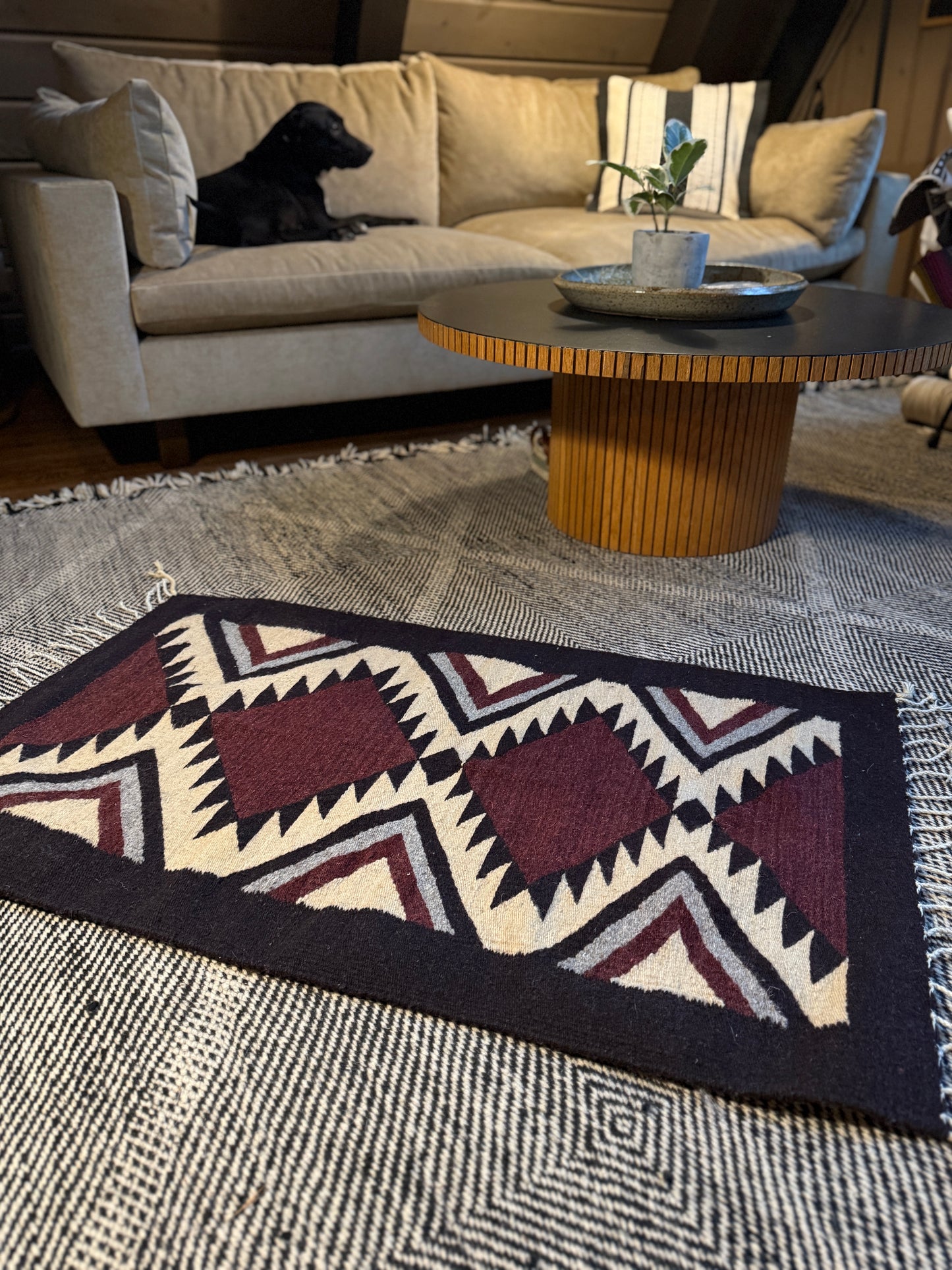 Oaxacan Wool Textile - Vino Aztec