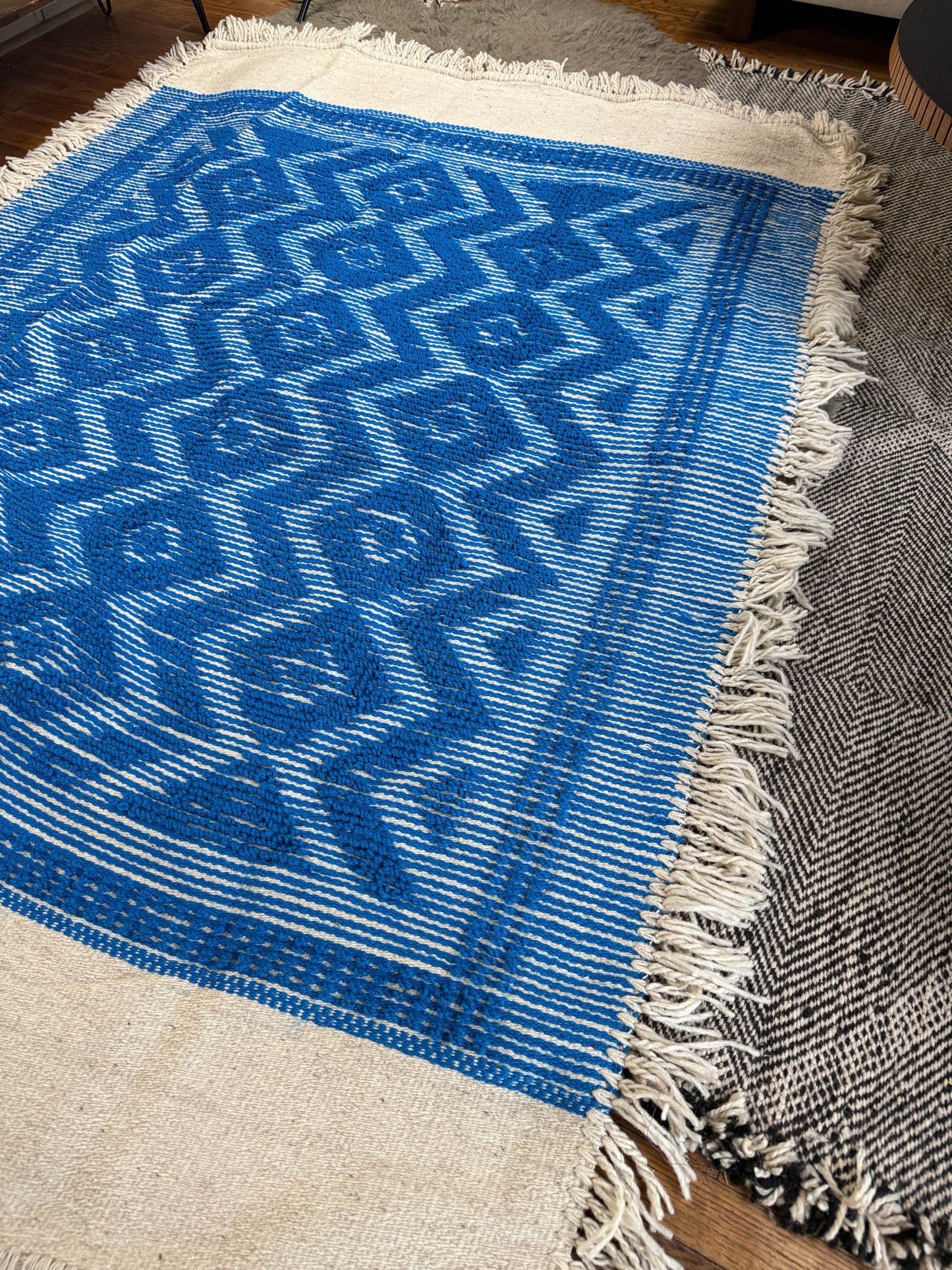 Heritage One-of-Kind Handwoven Wool Area Rug - 7.5' x 5.5'