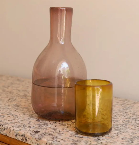 Atardecer Glass Carafe Bottle Set