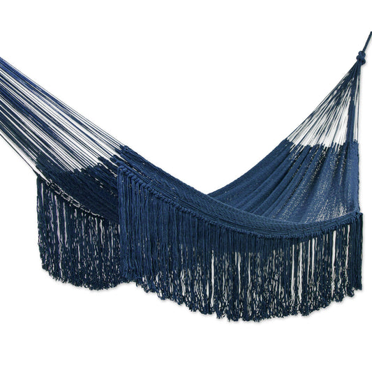 Handmade Yucatan Dreams Cotton Rope Hammock